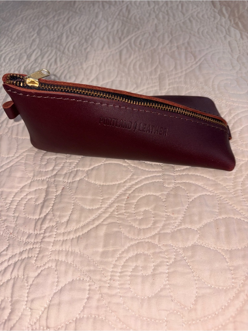 Portland Leather cognac Alpine Pouch